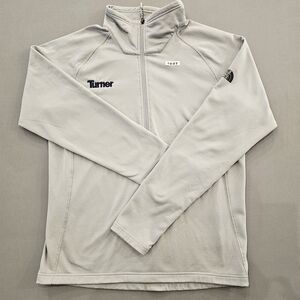 The North Face Men's Textured Fleece 1/4 Zip Pullover - Tin Grey - Size L